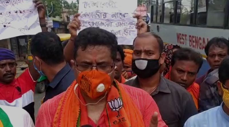 ‘দিলীপ ঘোষ অনুমতি দিলেই মারের বদলা মার দেব’, হুঁশিয়ারি বিজেপি সাংসদ সৌমিত্র খাঁর