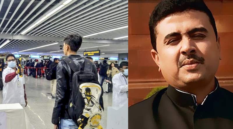 করোনা নিয়ে কীভাবে বিমান সফর? বিমানবন্দরের বিরুদ্ধে চূড়ান্ত গাফিলতির অভিযোগ শুভেন্দুর