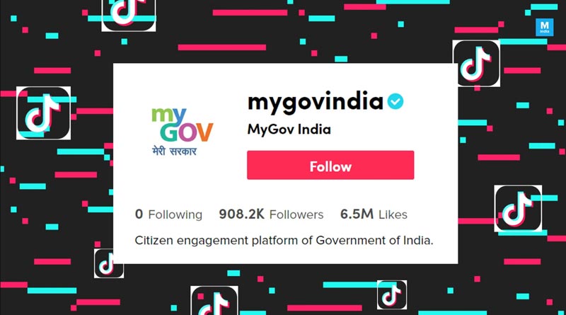 Government of India Creates Official TikTok Account