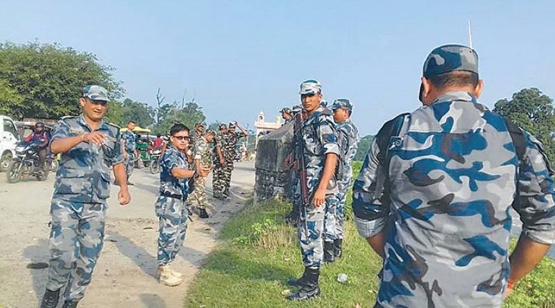 Nepal Police again fires in border area, holding woman and child hostage