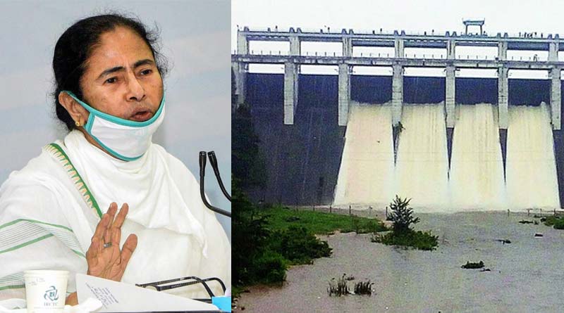 CM Mamata Bannerjee gets angry on DVC over flood condition