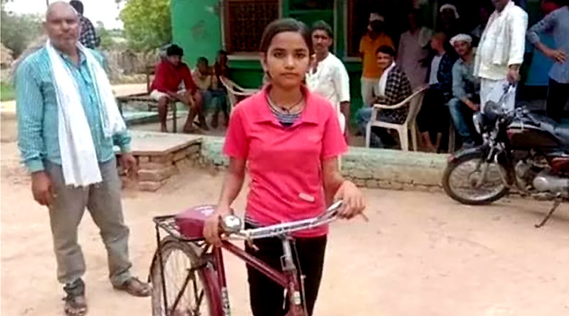 MP: Girl who cycled 24 km daily to reach school scores 98.75%