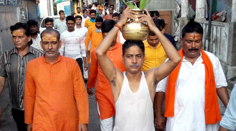 Holy water from Tribeni, Hooghly sent to Ayodhya for puja at August 5