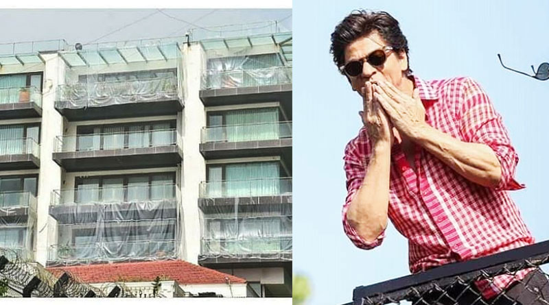 Shah Rukh Khan covers his bunglow Mannat for this reason
