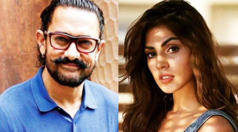 Rhea Chakraborty called Aamir Khan, found mysterious initials ‘AU’