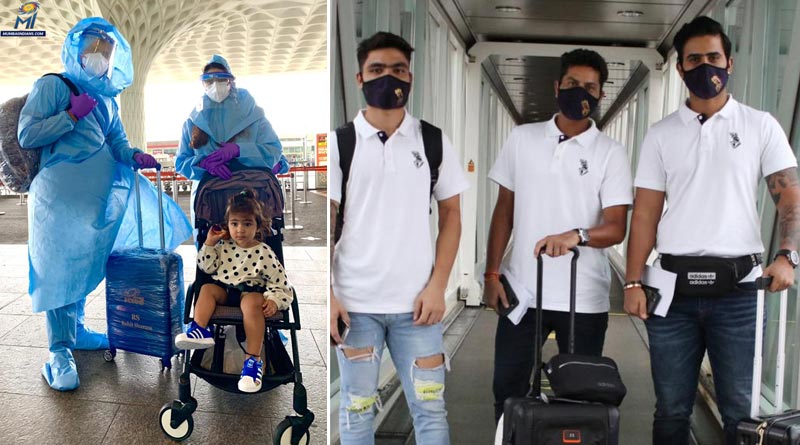 আইপিএল ১৩: নিউ নর্মালে পিপিই পরেই UAE পৌঁছলেন রোহিত-কুলদীপরা, দেখুন ছবি