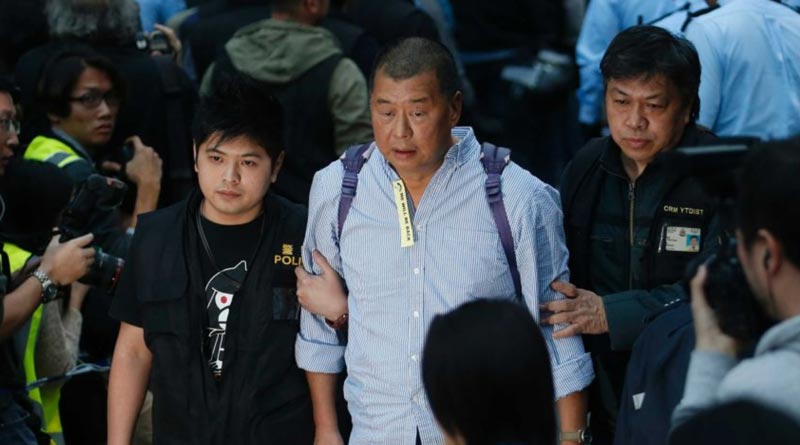 Hong Kong media tycoon Jimmy Lai arrested under new law