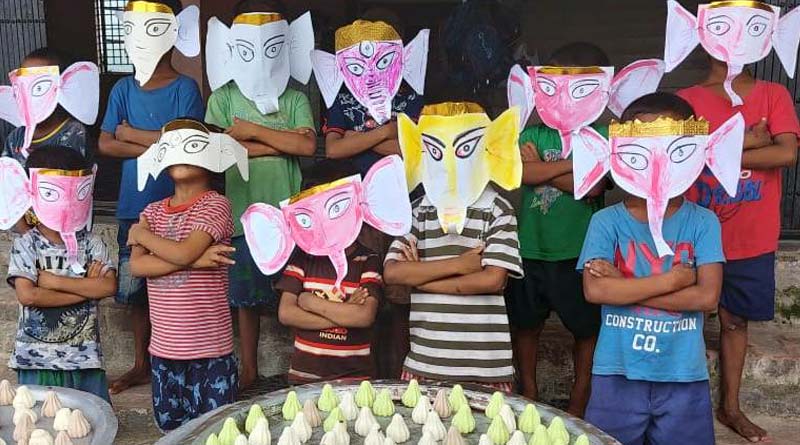 Ganesh Chaturthi 2020: Man celebrates festival at Orphanage Home with 150 child
