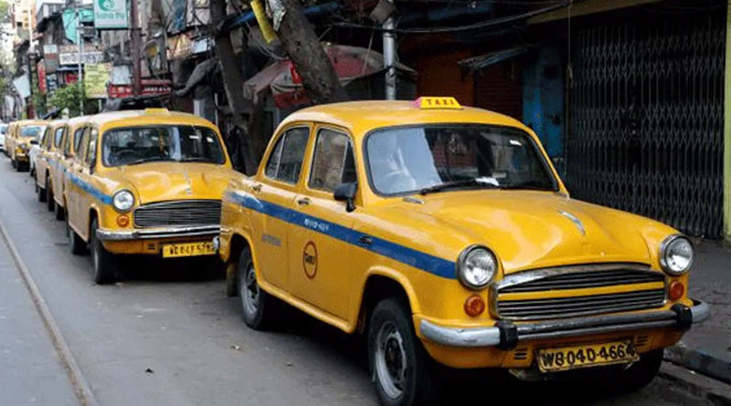 AITUC affiliated Union call 24-hour-long taxi strike in Kolkata on monday । Sangbad Pratidin । Bangla news