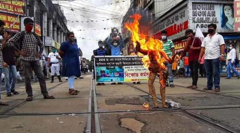 ওয়েব সিরিজে ক্ষুদিরাম ‘মোস্ট ওয়ান্টেড’!, কলেজস্ট্রিটে SFI-এর প্রতিবাদী মিছিলে পুড়ল কুশপুতুল