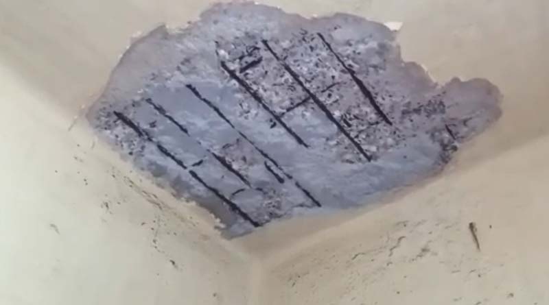 হুড়মুড়িয়ে ভেঙে পড়ল লিলুয়ার রেল আবাসনের ছাদের একাংশ, জখম কিশোরী