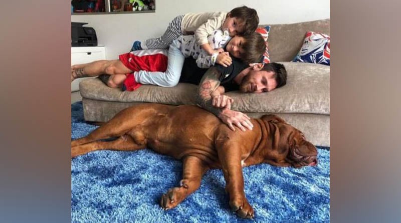 Lionel Messi sleeping on 'anti-Coronavirus' mattress