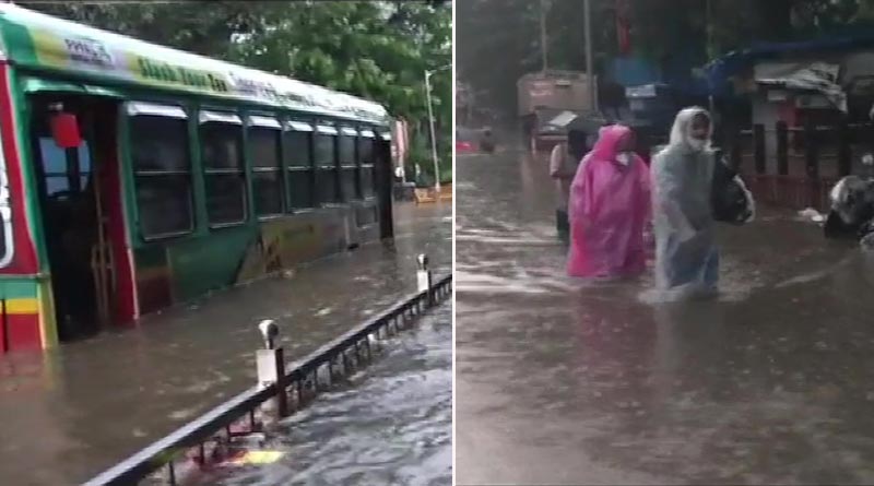 করোনার দোসর ভারী বৃষ্টি, জলমগ্ন গোটা মুম্বই, প্রকৃতির মারে বিপর্যস্ত জনজীবন