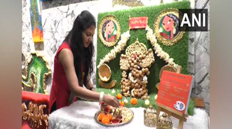 Ganesh Chaturthi: Surat doctor makes a Ganesha idol with dry fruits, will be put in a COVID-19 hospital