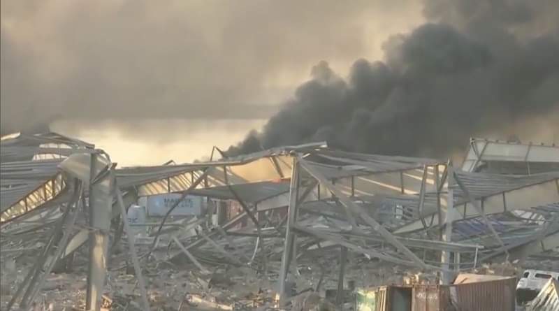 Massive explosion destroys Beirut Port, city shattered, atleast 10 dead