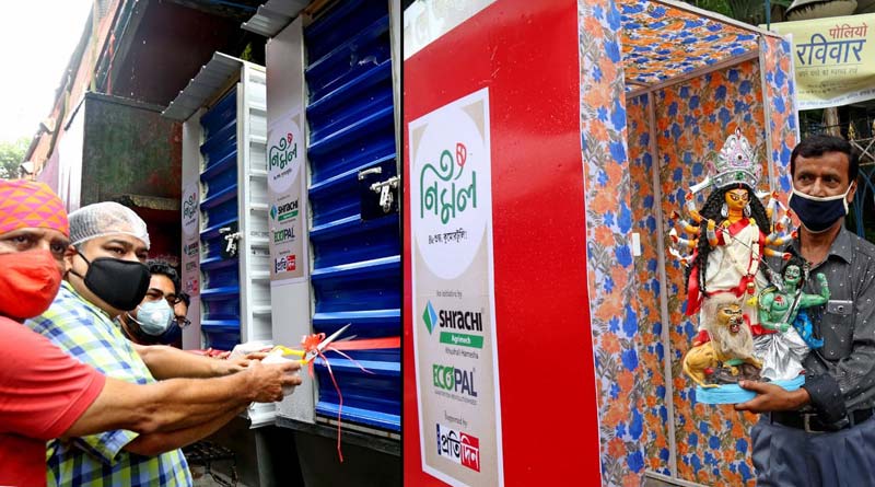 কুমোরটুলিকে শারদ উপহার, তৈরি হল বায়ো টয়লেট-স্যানিটাইজেশন টানেল