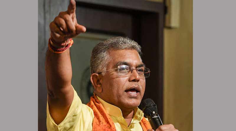 BJP state president Dilip Ghosh threatens police officers in North 24 Paragana