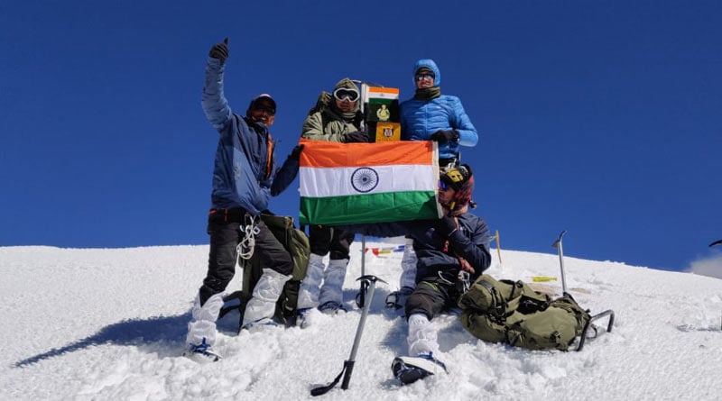 Himachal ITBP mountaineers successfully climbed Leo Pargil, see video