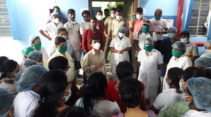 Doctor's of Kalna Hospital beaten up by patients family | Sangbad Pratidin