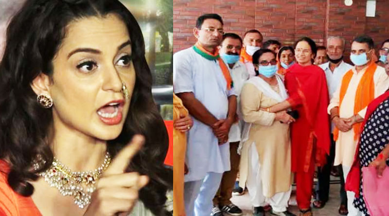বিজেপিতে যোগ দিলেন কঙ্গনা রানাউতের মা, এবার কি অভিনেত্রীর পালা?