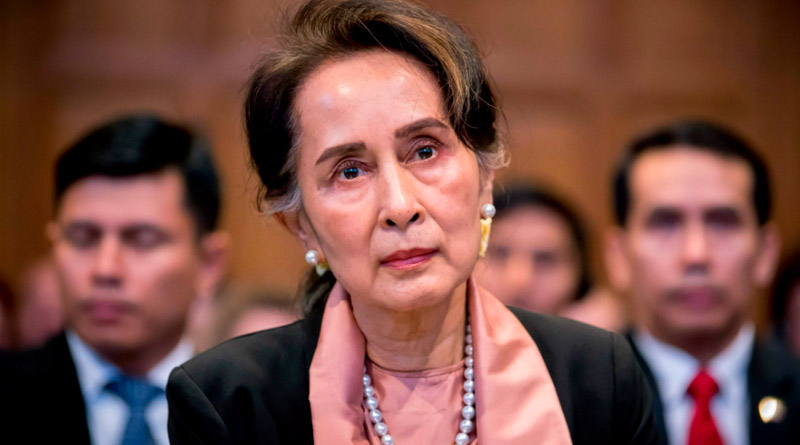 Myanmar's democratic leader Aung San Suu Kyi Jailed for 4 years | Sangbad Pratidin