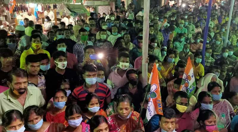 করোনা বিধি উপেক্ষা করে সভায় ৪০০০ জনের জমায়েত! বিতর্কে বনগাঁর তৃণমূল নেতৃত্ব