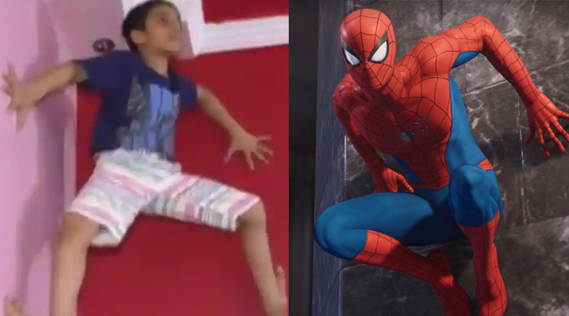 UP: Seven-year-old Kanpur boy climbs walls like Spider-Man