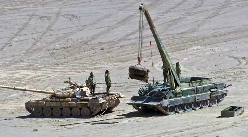 India deploys T-90 tanks in eastern Ladakh to counter China | Sangbad Pratidin