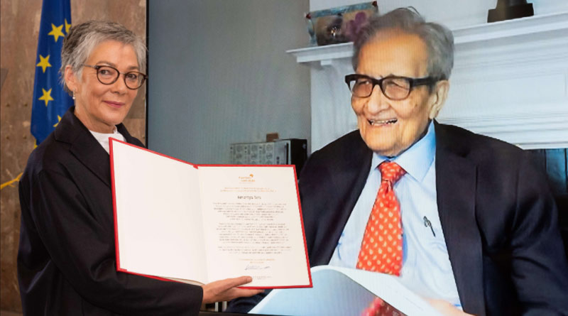 Amartya Sen awarded Peace Prize at Frankfurt Bookfair this year| Sangbad Pratidin