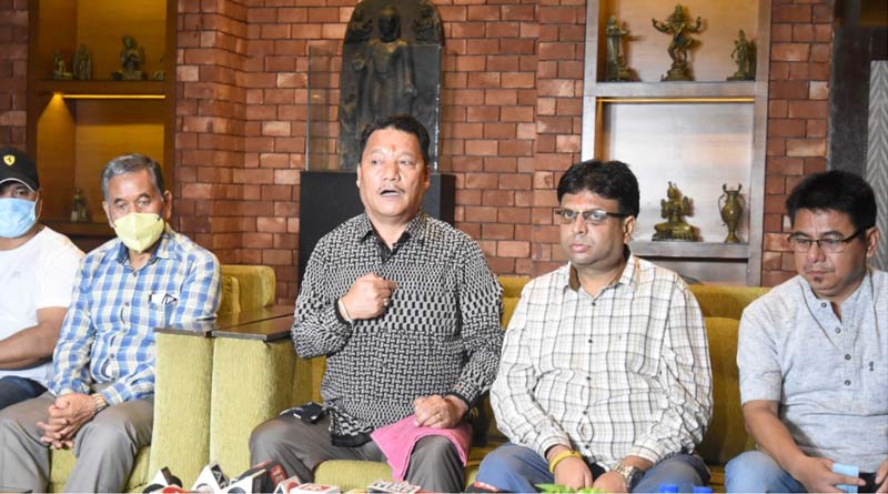 Bimal Gurung vows to fight for Mamata Banerjee on Assembly Election 2021 at Kolkata| Sangbad Pratidin