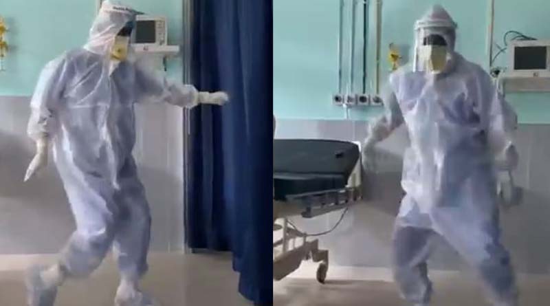 Assam doctor clad in PPE dances to 'Ghungroo' to cheer up the patients, netizens love his swag | Sangbad Pratidin