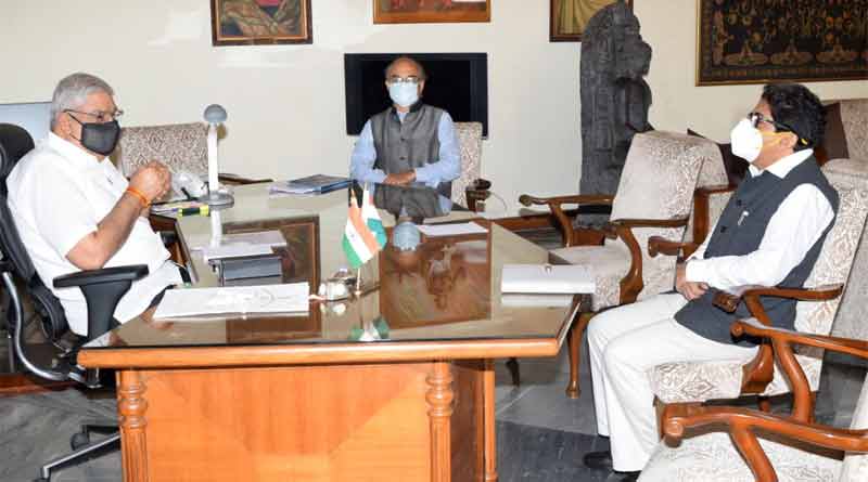 WB GUV Jagdeep Dhankhar meets with chief secretary ।Sangbad Pratidin