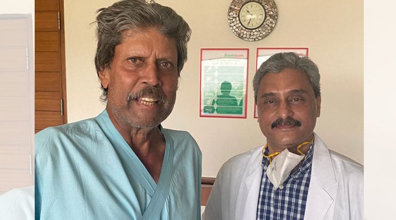 Kapil Dev discharged from hospital, former teammate Chetan Sharma shares pic |Sangbad Pratidin