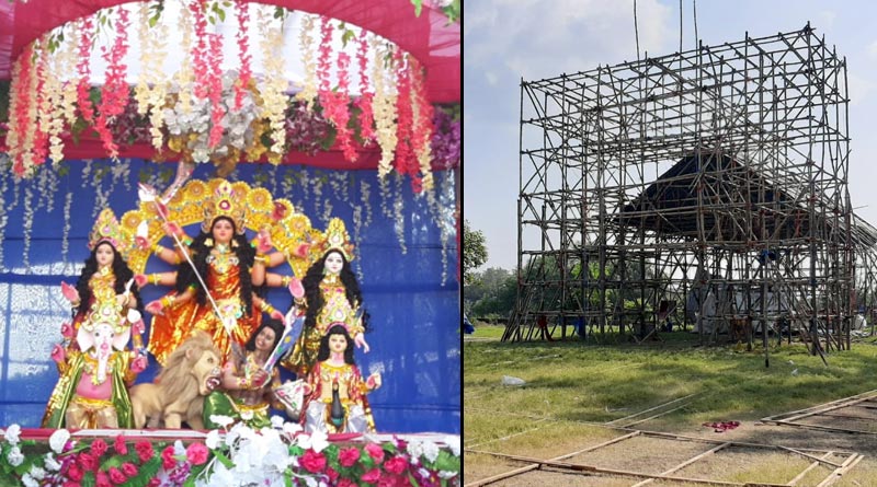 ভারচুয়াল উদ্বোধনের পরই উধাও দুর্গাপুরের ক্লাবের মণ্ডপ-প্রতিমা! সোশ্যাল মিডিয়ায় শোরগোল