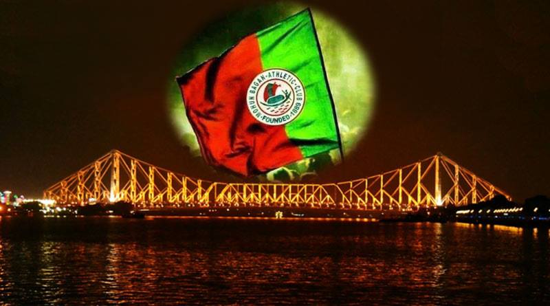 The iconic Howrah Bridge will be illuminated with traditional Green & Maroon colours to commemorate the success Mohun Bagan | Sangbad Pratidin‌‌