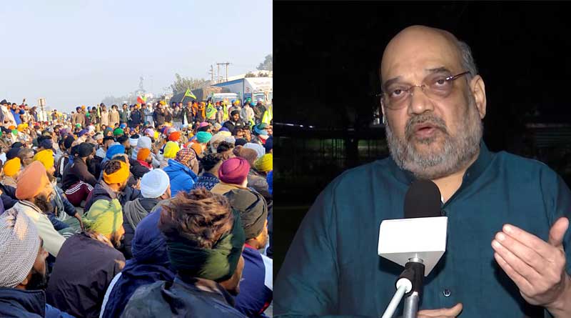 Bengali news: Amit Shah reaches out to protesting farmers | Sangbad Pratidin