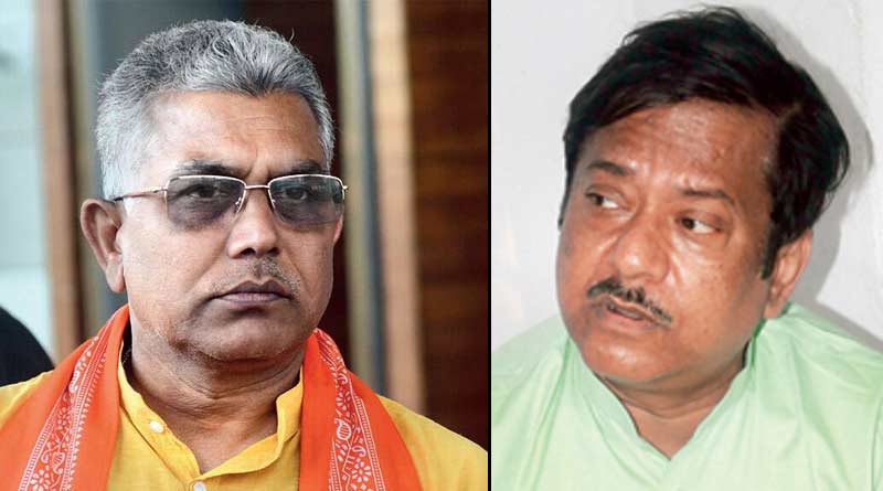 Jyotipriyo Mullick attacks Dilip Ghosh | Sangbad Pratidin