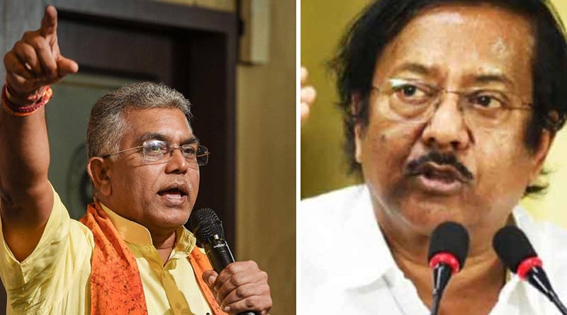 'Will lose him from any seat', Dilip Ghosh challegnes Jyotipriyo Mullick| Sangbad Pratidin