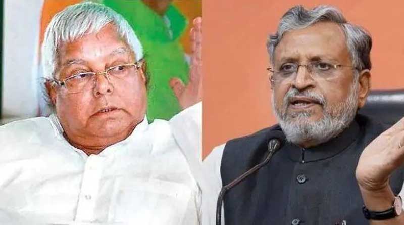 Sushil Modi tweets a phone number and in poaching charge against Lalu Prasad Yadav | Sangbad Pratidin