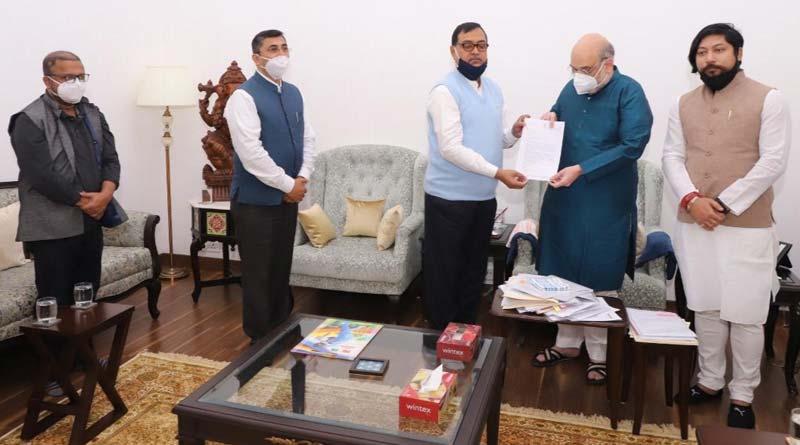 উত্তরবঙ্গকে দিতে হবে বিশেষ মর্যাদা, অমিত শাহের সঙ্গে সাক্ষাতে আরজি মিহির গোস্বামীর