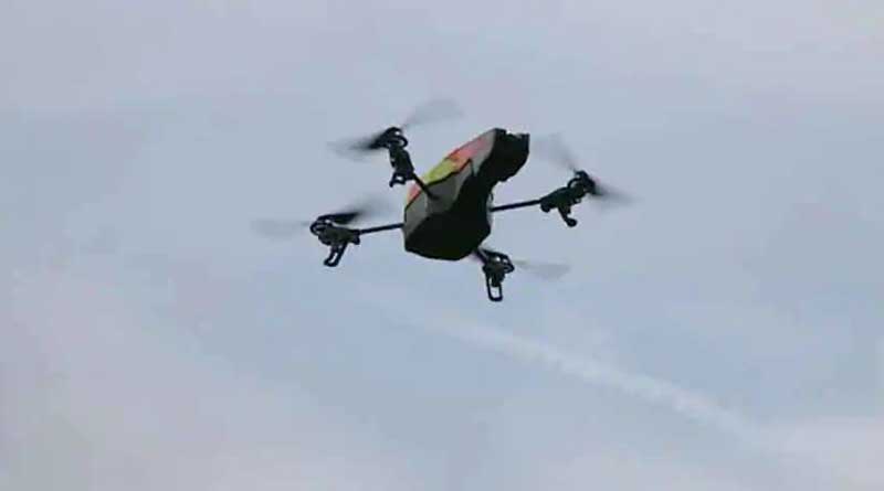 Drone activity was observed at International Border in Jammu | Sangbad Pratidin
