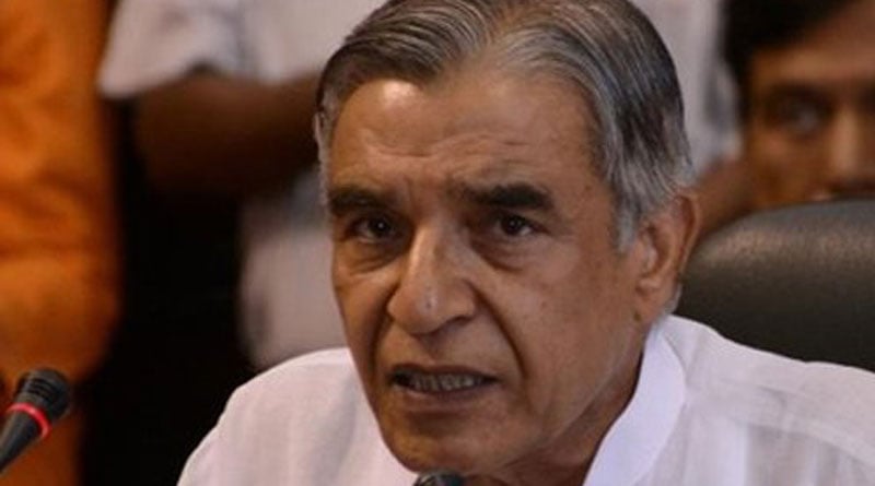 Congress leader Pawan Bansal took the form to file nomination in party polls