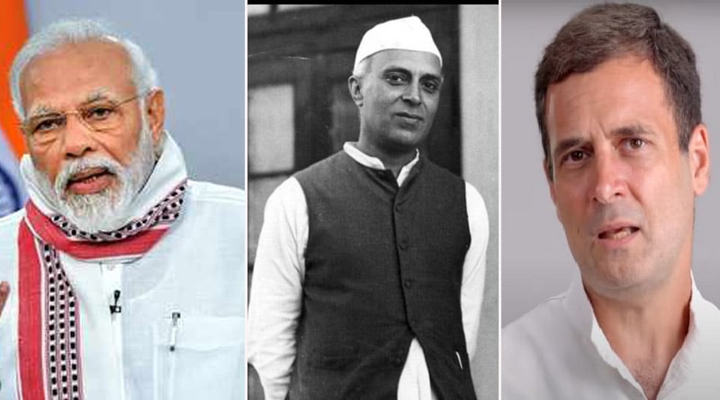 Prime Minist er Narendra Modi paid tributes to India's first prime minister Jawaharlal Nehru |Sangbad Pratidin
