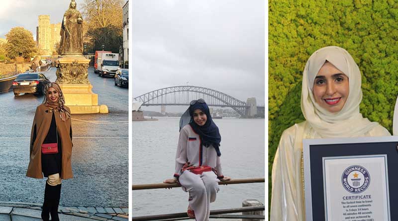 UAE woman visits all seven continents in less than 87 hours, breaks Guinness record | Sangbad Pratidin