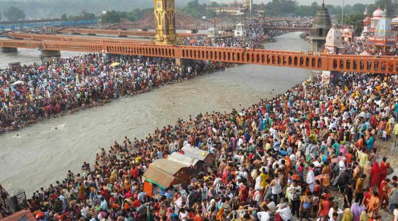 Uttarakhand bans holy dip in Ganga on Kartik Purnima; seals Haridwar border amid corona pandemic | SangbadPratidin
