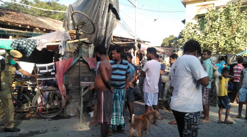 Artist burnt in the fire of Kalighat, multiple idols burnt to ashes |Sangbad Pratidin