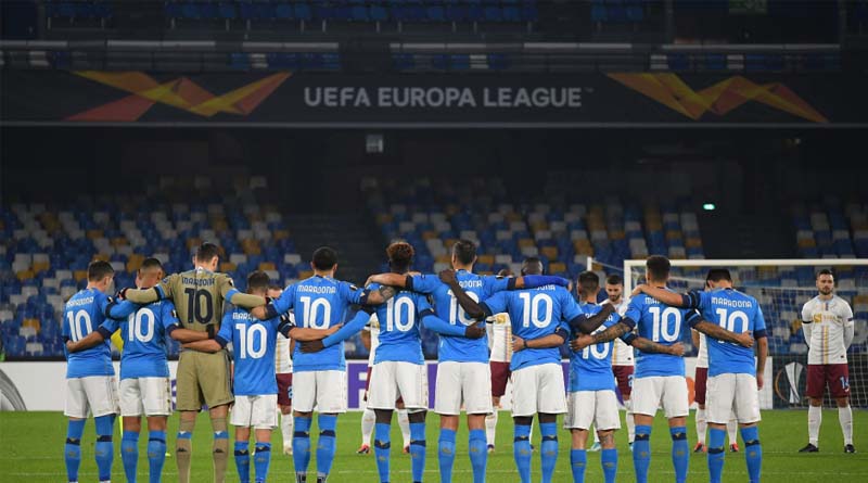 Napoli players don Maradona's No. 10 jersey before Rijeka clash | Sangbad Pratidin