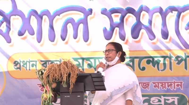 ‘আইন প্রত্যাহার করো, নয়তো ক্ষমতা ছাড়ো’, কৃষক আন্দোলনকে সমর্থন করে কেন্দ্রকে হুমকি মমতার