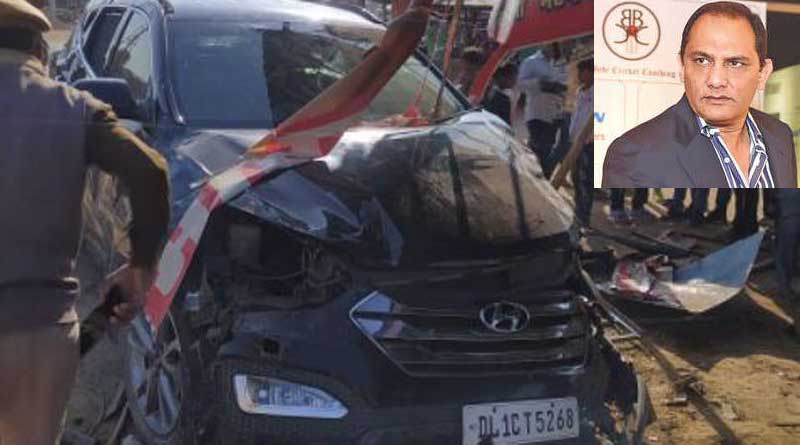Former India captain Mohammad Azharrudin escapes unhurt after car accident in Rajasthan | Sangbad Pratidin