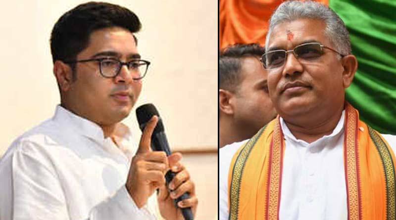 TMC's Abhishek Banerjee dares Narendra Modi, Amit Shah to expel Dilip Ghosh from party | Sangbad Pratidin